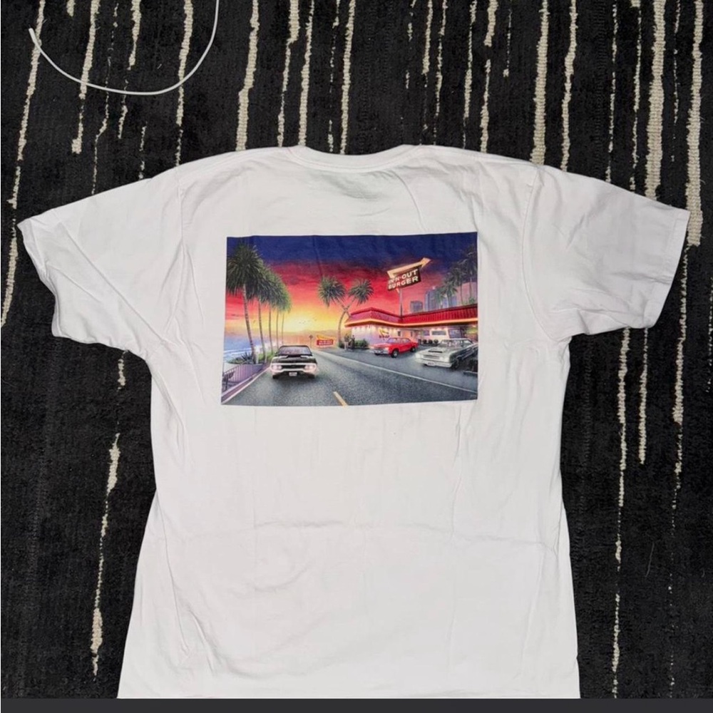 White In-N-Out Burger T-Shirt - Picture 4 of 5